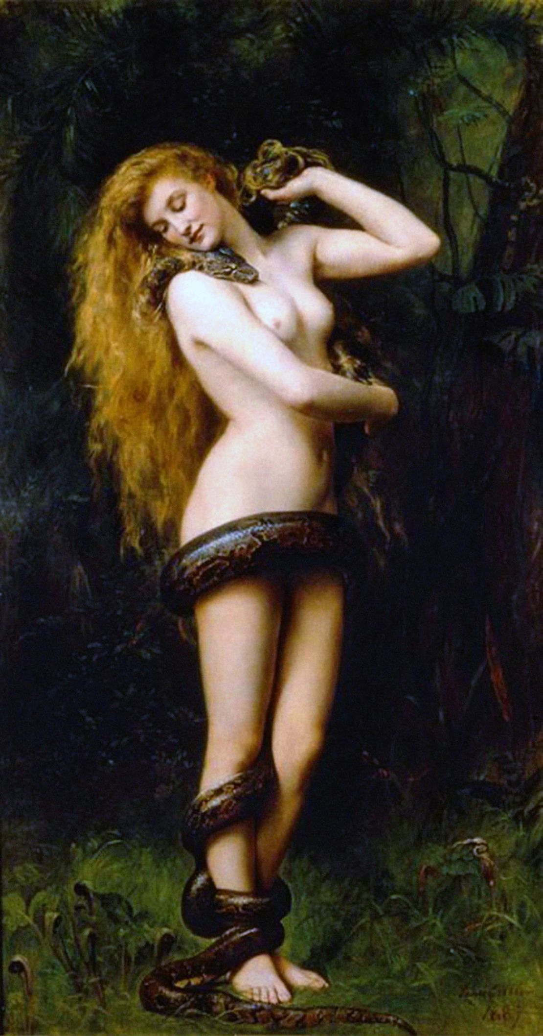 "Lilith" (1887) by John Collier