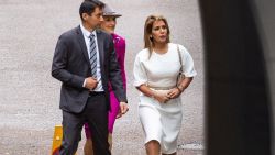 Princess Haya Bint Al Hussein, right, with her legal team, has arrived at the High Court in London today for a custody battle for her children