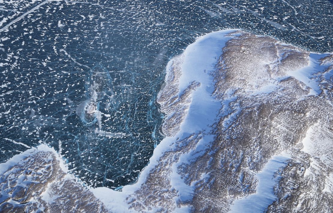 Greenland's massive ice sheet covers nearly 80% of the country, but it's melting fast. 