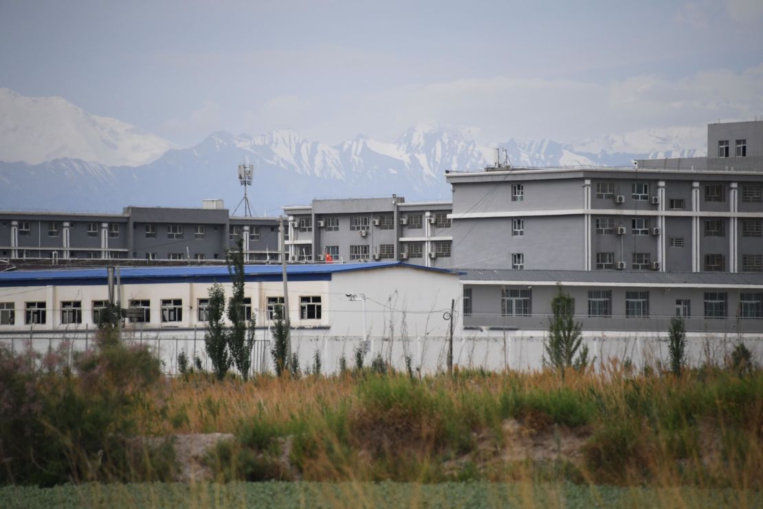 A facility believed to be a re-education camp where mostly Muslim ethnic minorities are detained in Xinjiang on June 4.