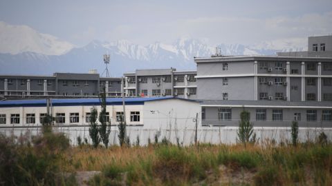 A facility believed to be a re-education camp where mostly Muslim ethnic minorities are detained in Xinjiang on June 4.