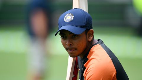 Prithvi Shaw made a century on debut for India in October 2018.