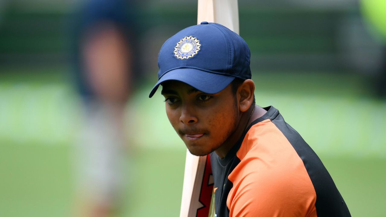 Prithvi Shaw made a century on debut for India in October 2018.