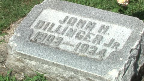 John Dillinger is buried at Crown Hill Cemetery in Indianapolis.