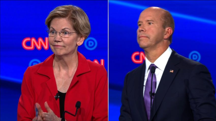 warren delaney tax plan net worth CNN debate