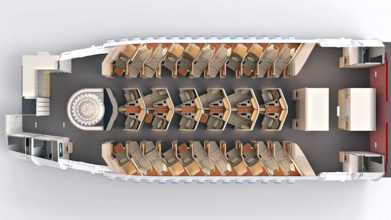 <strong>Potential seat</strong>: This rendering shows how the seat design might work in actuality.