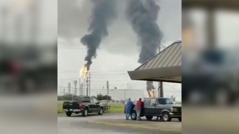 Residents have been asked to shelter in place near parts of an ExxonMobil plant in Baytown, Texas.