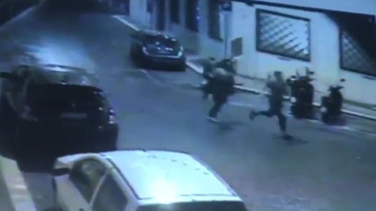 CCTV of two American teens allegedly involved in the murder of Italian policeman Mario Cerciello Rega on Friday 26 July.