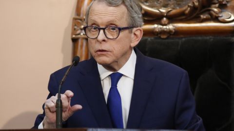 Ohio Governor Mike DeWine said  companies are cutting off drug supplies to the state. 