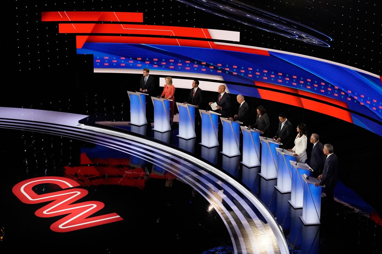 The Democratic field is so large that it had to be split over two nights. That was also the case for last month's debates in Miami.