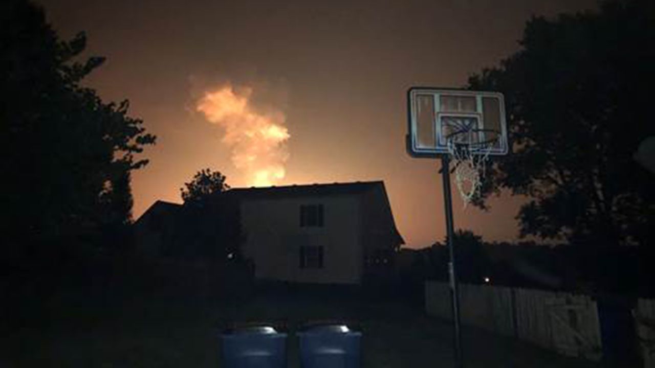 Authorities evacuated  residents in portions of Lincoln County following a gas explosion. 