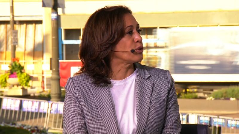 Harris Reacts To Low Polling Numbers From Black Voters | CNN Politics