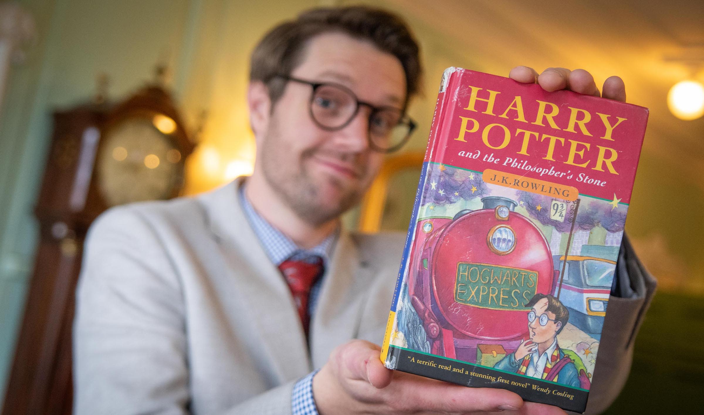 A rare first edition Harry Potter book with two typos just sold