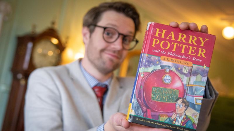 A rare first edition Harry Potter book with two typos just sold for $34,500  at auction