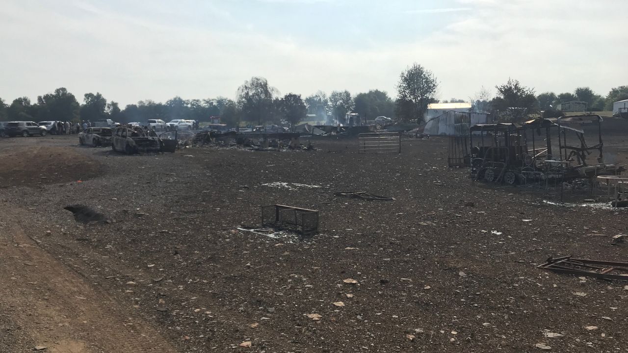 Robert Purdy of the Kentucky State Police said someone described the scene of the explosion as being like the surface of Mars. 
