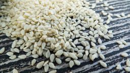 natural sesame seeds, sesame seeds, sesame seeds in plates, raw sesame seeds for cake and bread,
; Shutterstock ID 767114548; Job: -