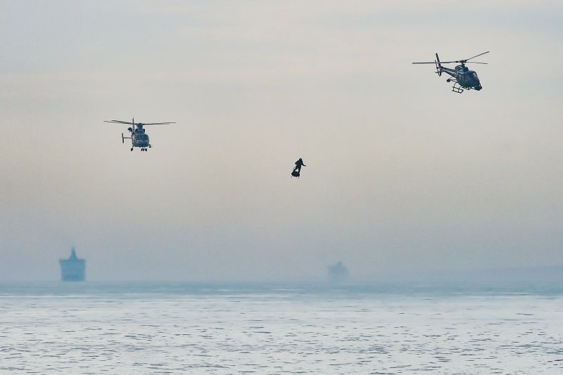 See inventor fly across English Channel on hoverboard CNN