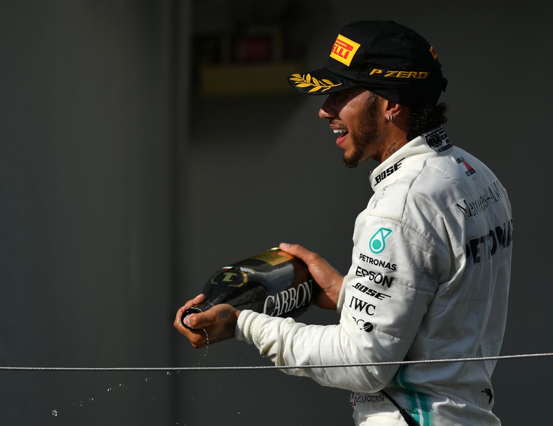 Lewis Hamilton extended his championship lead over Valtteri Bottas, who struggled to eighth place.