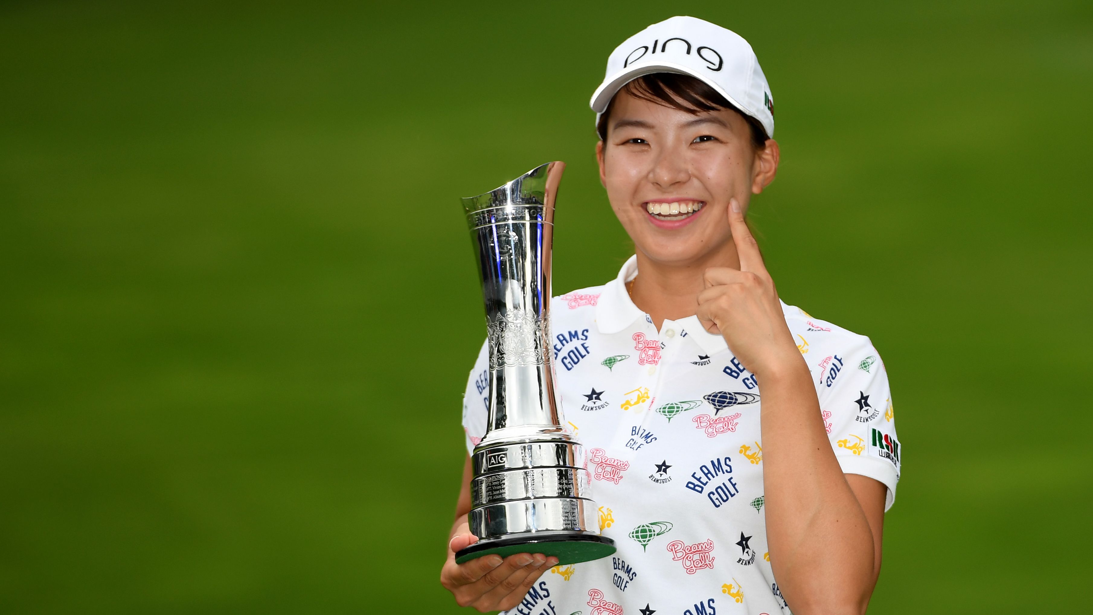 Hinako Shibuno clinched her maiden major title at the Women's British Open.