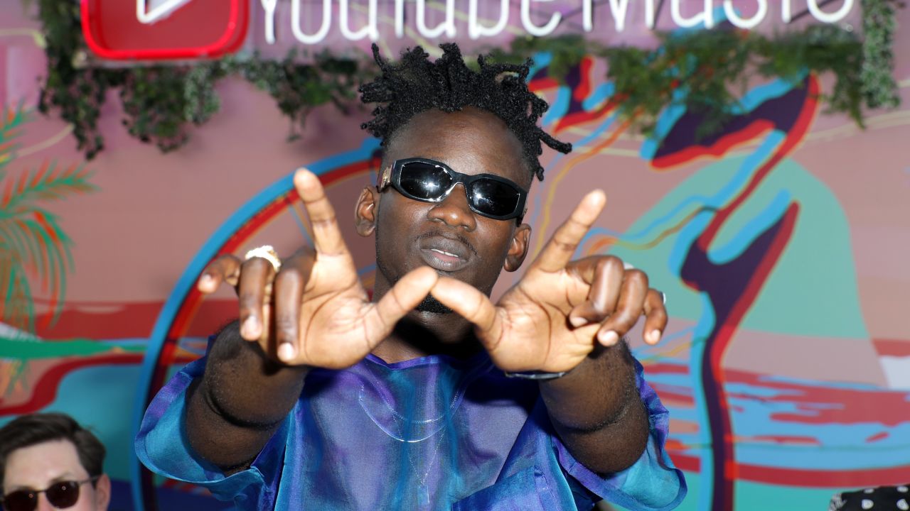 Mr Eazi at the YouTube Music Artist Lounge at Coachella 2019