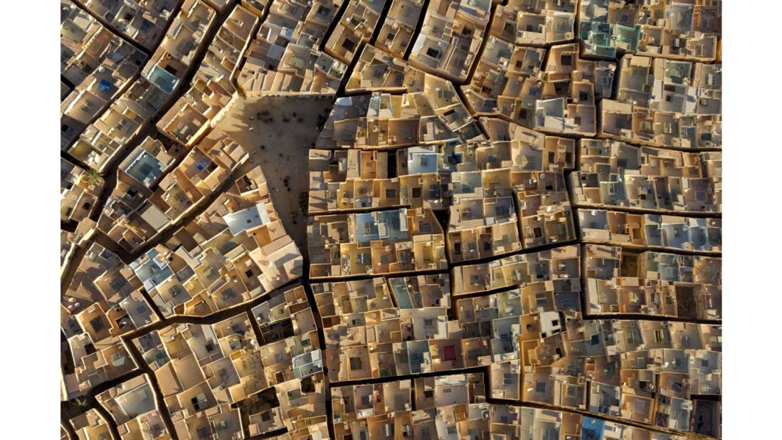 <strong>Winner Urban category -- "Beni Isguen":</strong> George Steinmetz topped the urban category for his aerial picture of Beni Isguen, an<strong> </strong>ancient town in Ghardaia, Algeria.