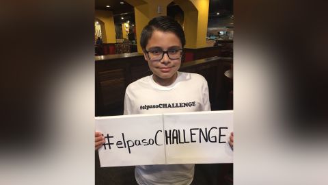 Ruben Martinez, 11, has a challenge for El Paso residents that he hopes will help them heal after the Walmart shooting.