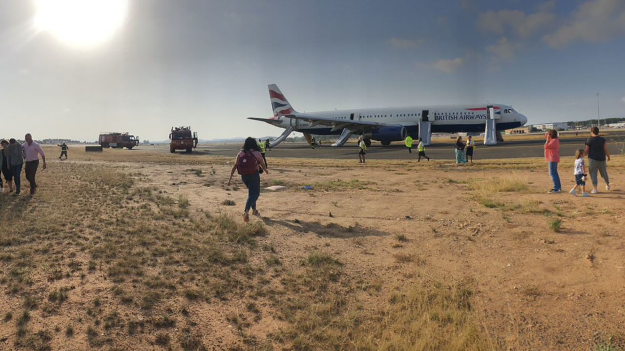British Airways said that 175 people were on the flight.