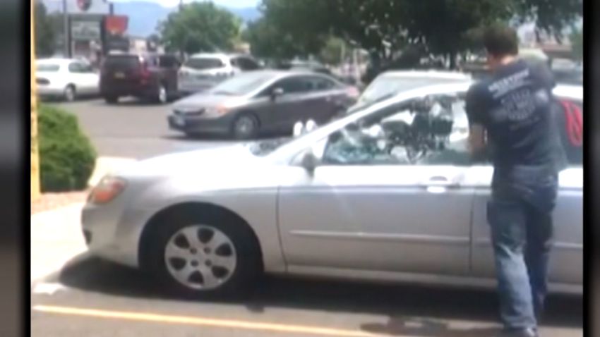 new mexico man smashes car window dog rescue newsource orig