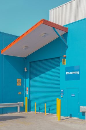 "This is the back of a stationery store in Melbourne. I was really searching for these pockets of color -- other than this building, here, this is a sea of gray concrete."