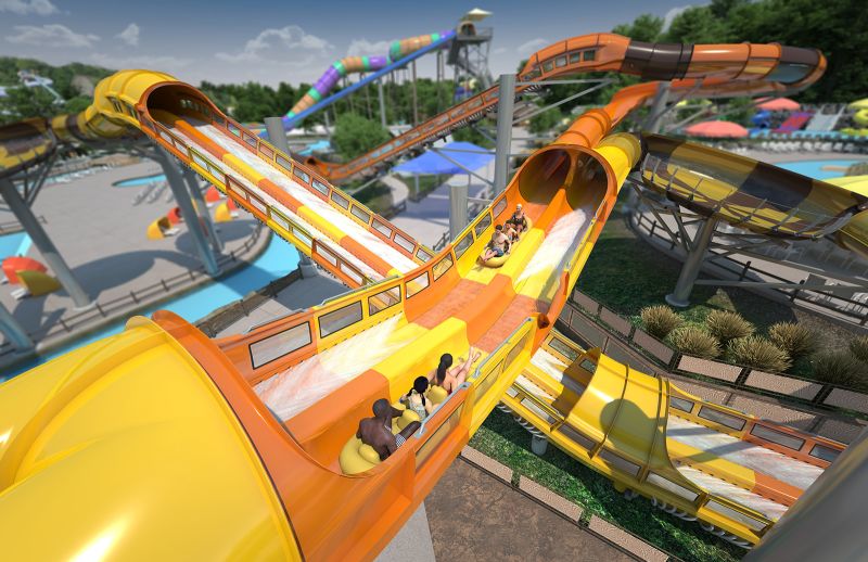 World s first launched water coaster Cheetah Chase coming in