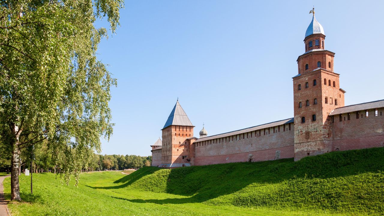 Not as well known as Moscow's Kremlin, but Novgorod's fortress has more medieval ambience. 