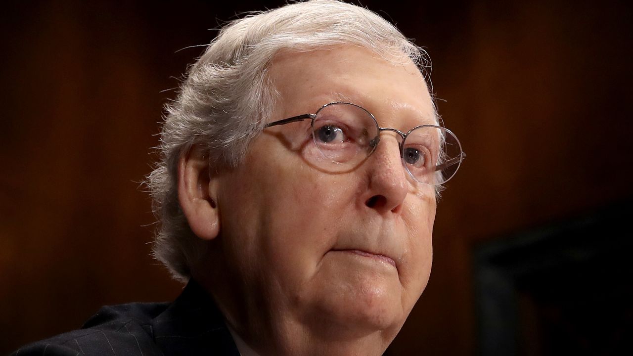 WASHINGTON, DC - JULY 31: Senate Majority Leader Mitch McConnell (R-KY) attends a Senate Judiciary Committee hearing for Kenneth Charles Canterbury Jr.  and judicial nominees July 31, 2019 in Washington, DC. The committee met to hear testimony on Canterbury's nomination as the Director of the Bureau of Alcohol, Tobacco, Firearms, and Explosives, and the nomination of four federal judges.  (Photo by Win McNamee/Getty Images)