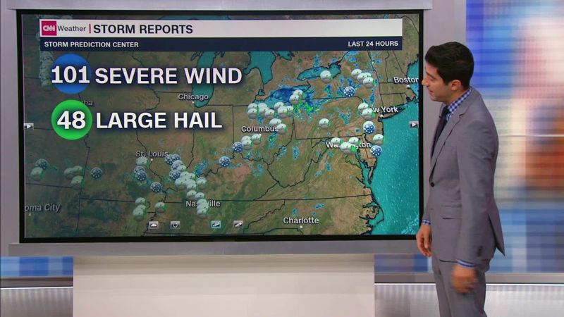 Severe Storms Slam The Northeast And Dangerous Heat Bakes The South | CNN