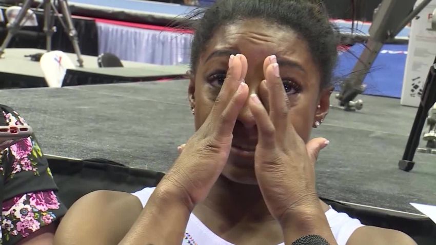 Simone Biles tears up interview competition vpx_00005918.jpg