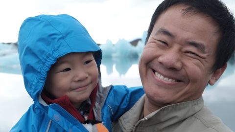Xiyue Wang and his son Shaofan are seen in this undated photo.