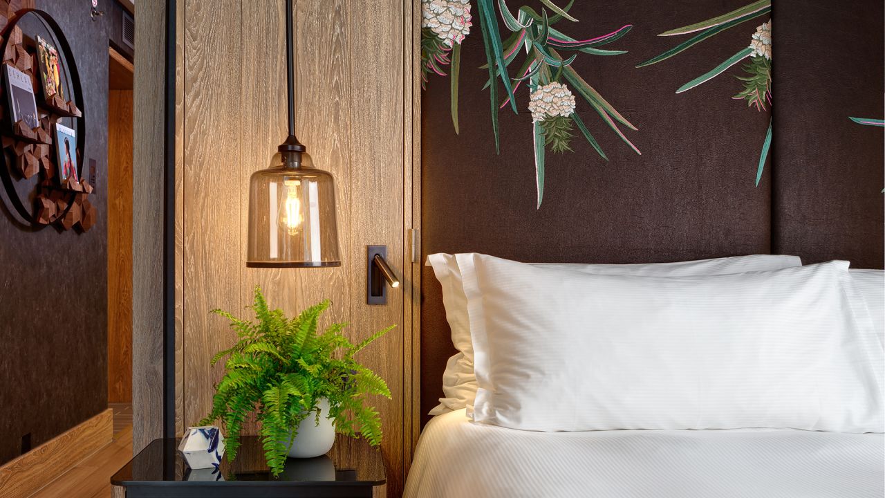 In January this year, Hilton London Bankside unveiled a fully vegan suite in collaboration with design studio Bompas & Parr and The Vegan Society. 