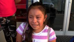 Magdalena was filmed crying after her father Andres Gomez-Jorge was detained during the Mississippi ICE raids.