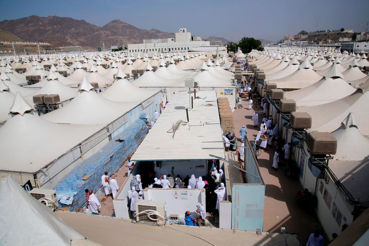 The Hajj takes place over five days.