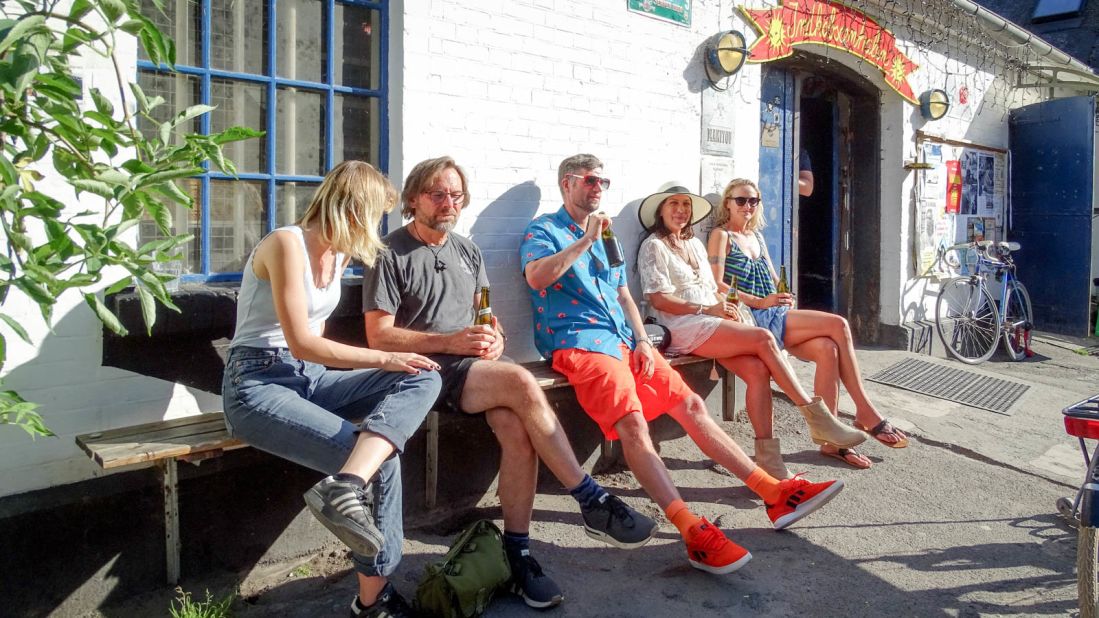 <strong>Hip hangout: </strong>Christiania's bars and restaurants draw in locals and visitors alike. 