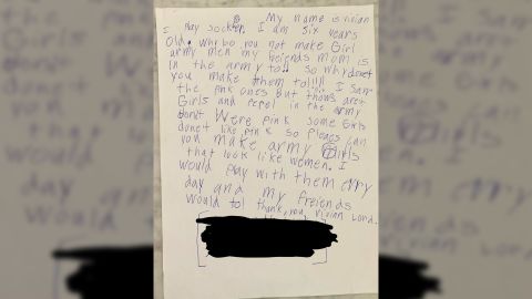 Vivian Lord, 6, wrote to toy companies and asked them to make female toy soldiers.