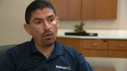 Robert Evans, manager of the Walmart in El Paso, Texas, where 22 people suffered fatal gunshot wounds tells CNN on August 9, 2019, about the gunman's demeanor and how Evans helped evacuate the store.