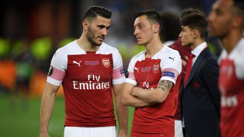 Sead Kolasinac and Mesut Ozil helped Arsenal reach last season's Europa League final.