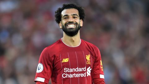 Salah was on target in Liverpool's 4-1 win over Norwich in its opening league game of the season.