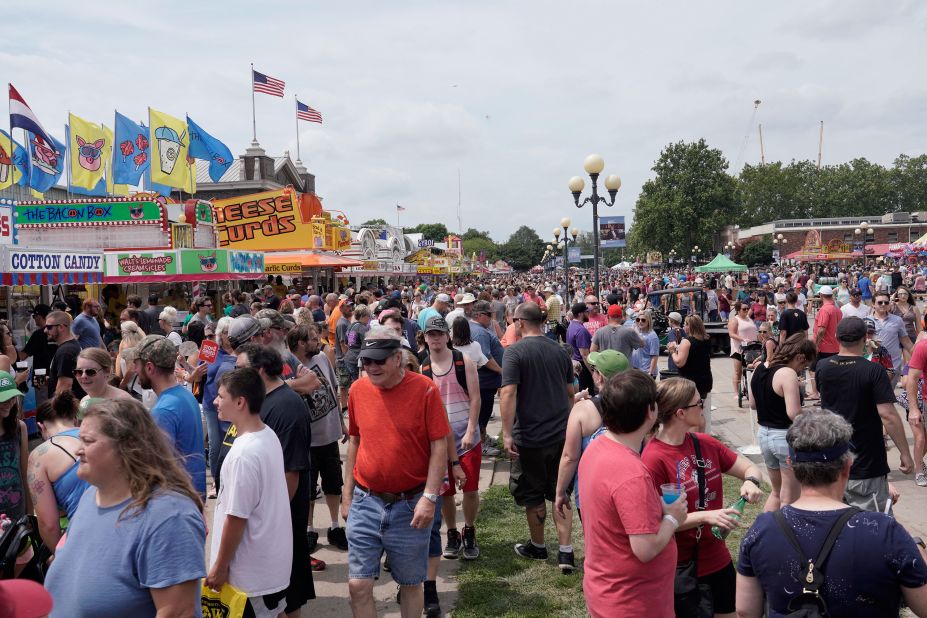 More than 100,000 people attended the fair on Saturday.