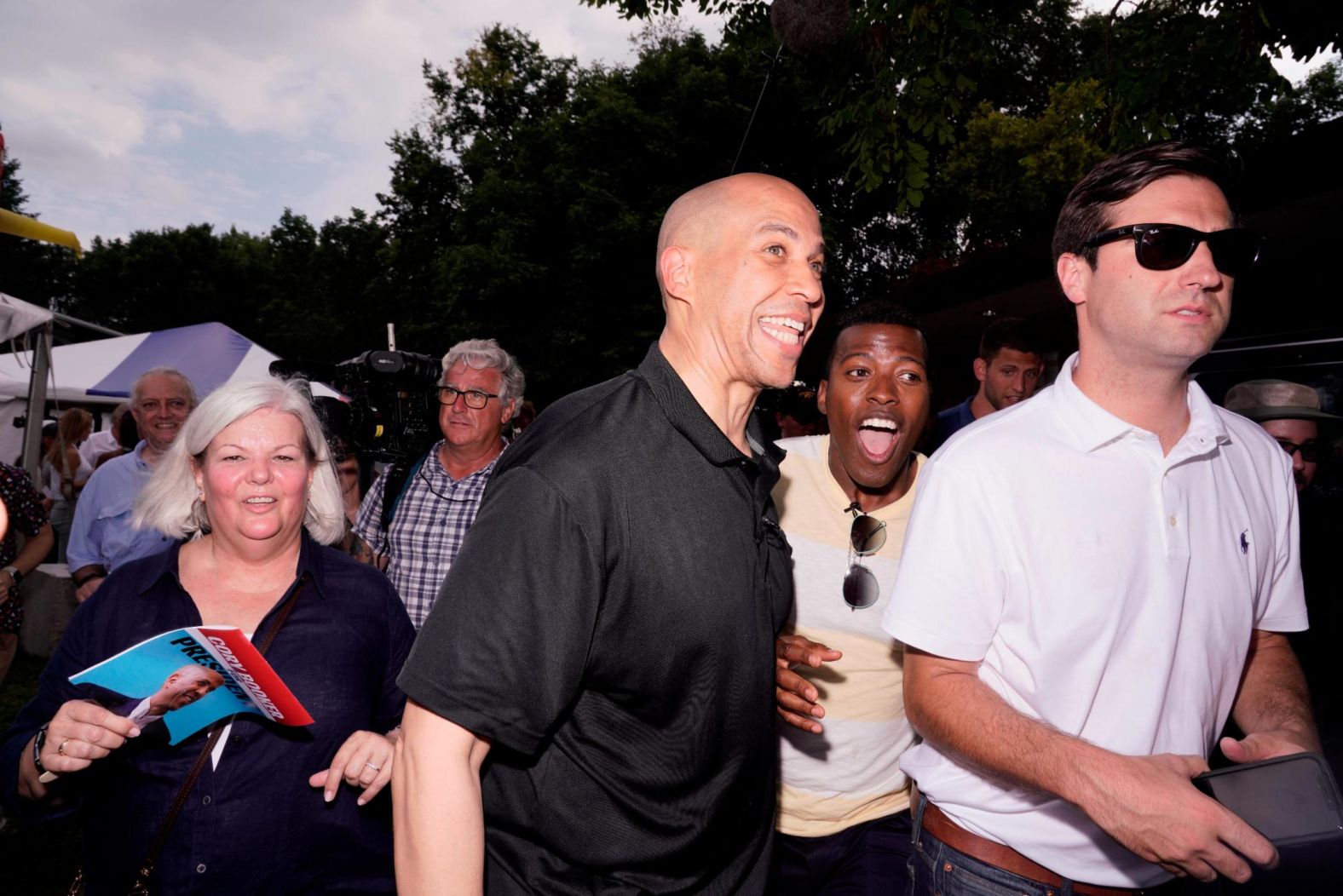 Booker explores the Iowa State Fair in August 2019.