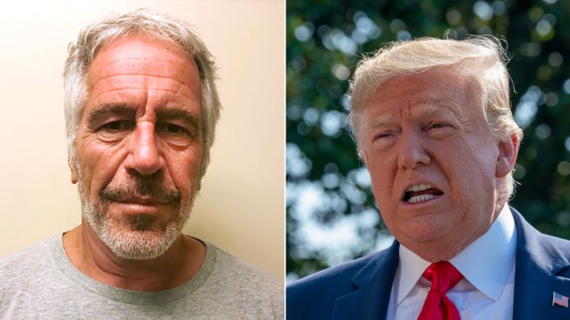 How Donald Trump Is Fueling A Jeffrey Epstein Conspiracy Theory Cnn Politics
