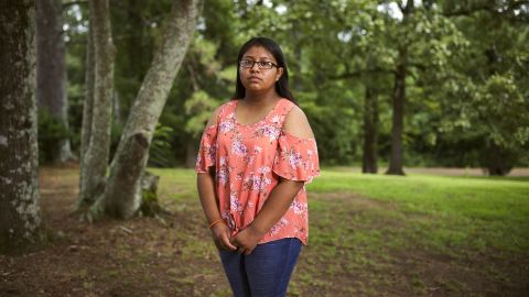 Pricila Mateo's mother was detained in the raids and released later that night. Pricila, 16, is a United States citizen. "People need to understand what we're going through," she says. 
