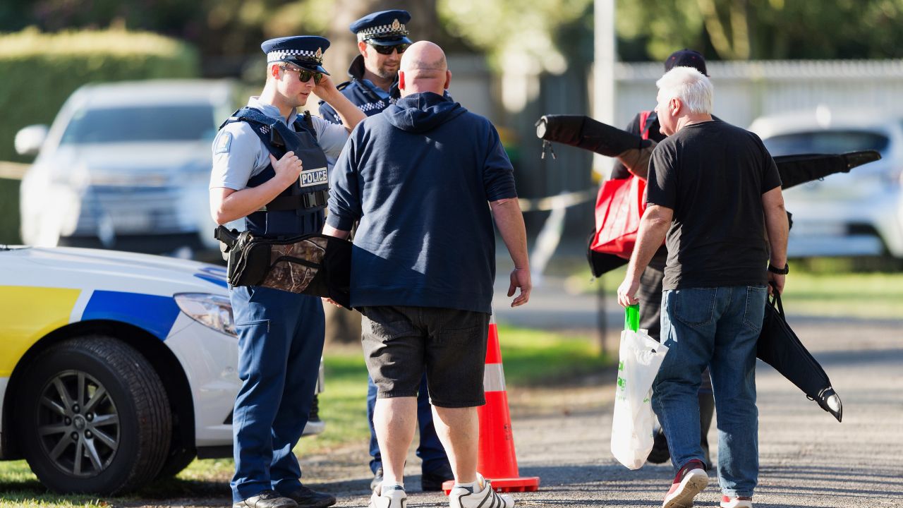Gun owners hand in their firearms at Riccarton Racecourse on July 13, 2019 in Christchurch, New Zealand.