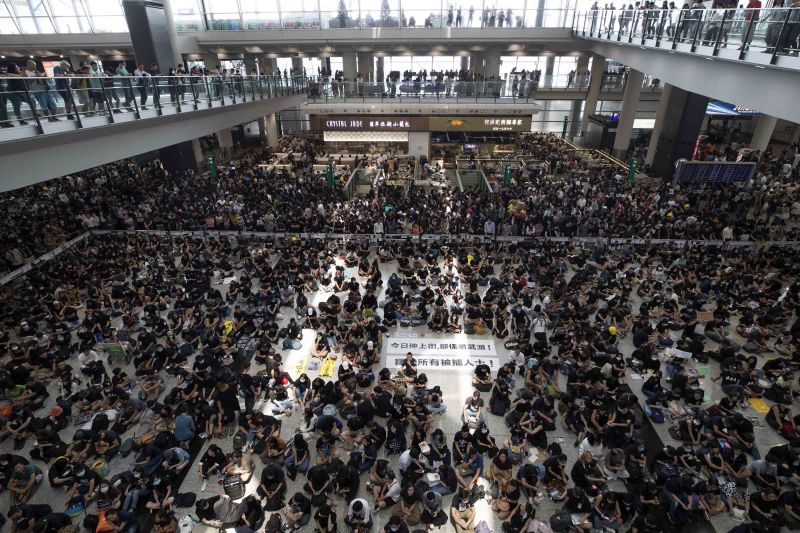 Hong Kong Airport Protests: Thousands Of Protesters Shut Down Airport | CNN