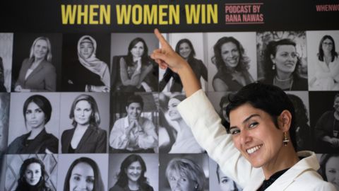 'When Women Win' charged to the top of the Most-Listened To podcast list for iTunes in the Middle East.